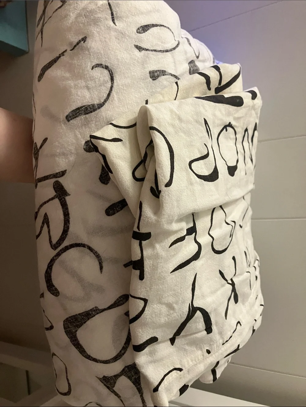 IKEA alphabet duvet cover and sham